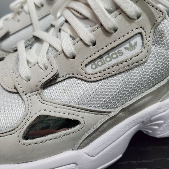 Adidas Womens Falcon 'Triple White' - Picture 4 of 9